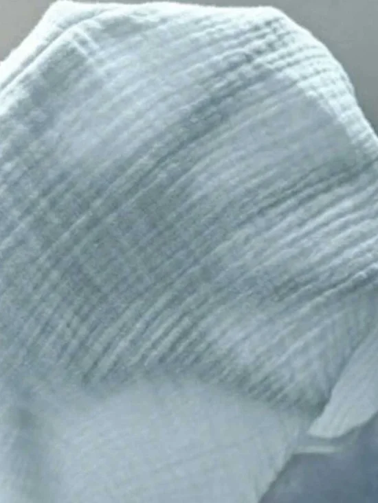 100% cotton textured drawstring pants light blue summer beach pants low rise - Picture 4 of 4